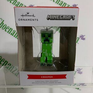 Hallmark Christmas Ornament 2022 Creeper Minecraft Video Game Mojang Studios